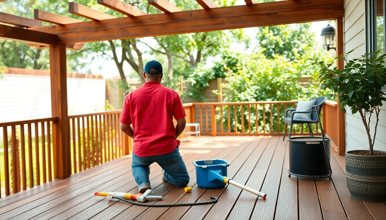 Deck & Pergola Staining